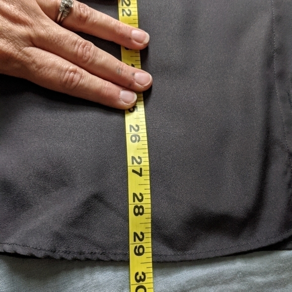 DKNY charcoal grey silky camp shirt XL - Picture 13 of 15